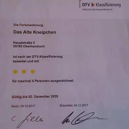 Appartamento Das Alte Kneipchen